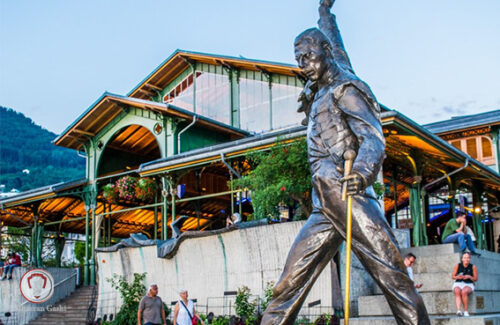 Montreux points of interetsts in Monterux Freddy Mercury Statue